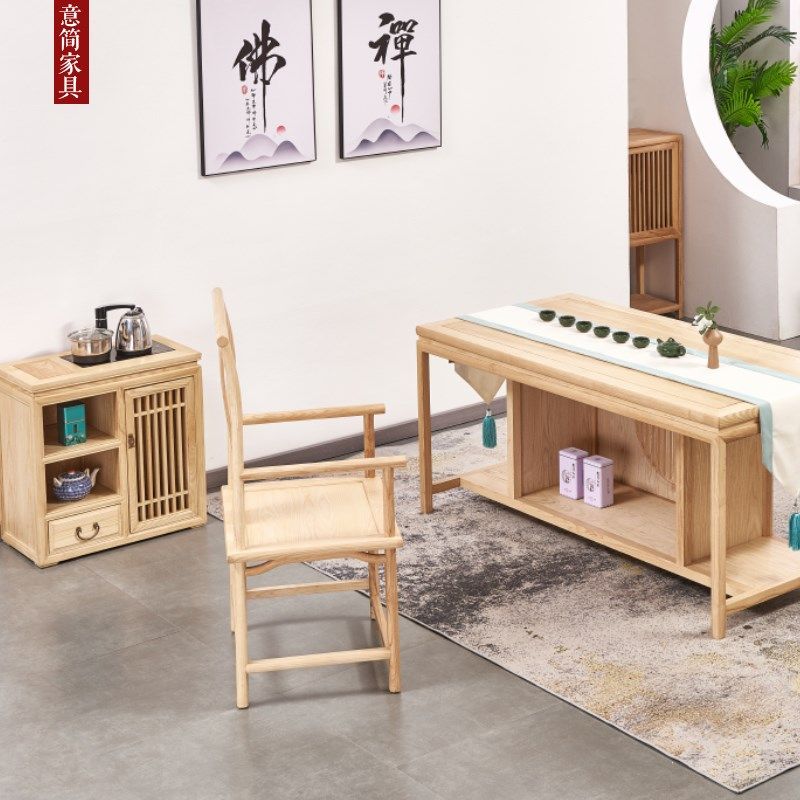 新中式茶水柜实木餐边柜家用客厅储物收纳置物架烧水壶一体小户型,商业/办公家具,办公茶水柜,淘宝优惠券,粉丝福利购,淘宝优惠卷