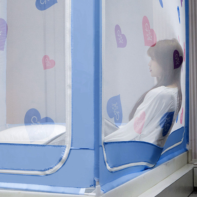 新款蚊帐拉链加密蒙古包公主风1.5米1.8m床双人家用儿童防摔支架2,床上用品,蚊帐,淘宝优惠券,粉丝福利购,淘宝优惠卷