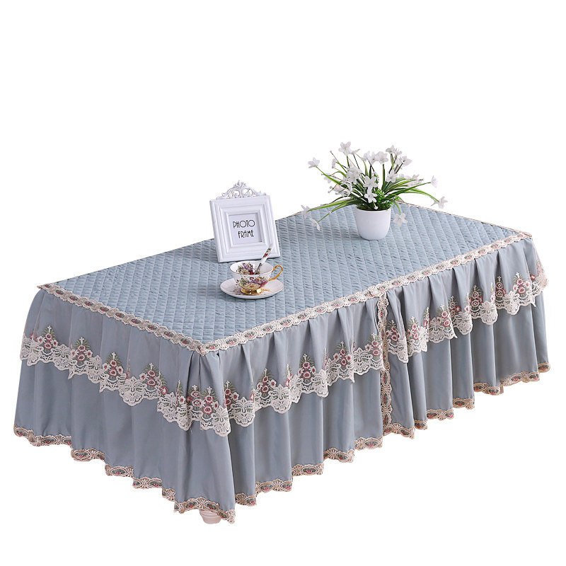 茶几桌布布艺蕾丝盖布餐桌布盖巾电视柜套罩网红客厅垫长方形全包,居家布艺,桌布,淘宝优惠券,粉丝福利购,淘宝优惠卷