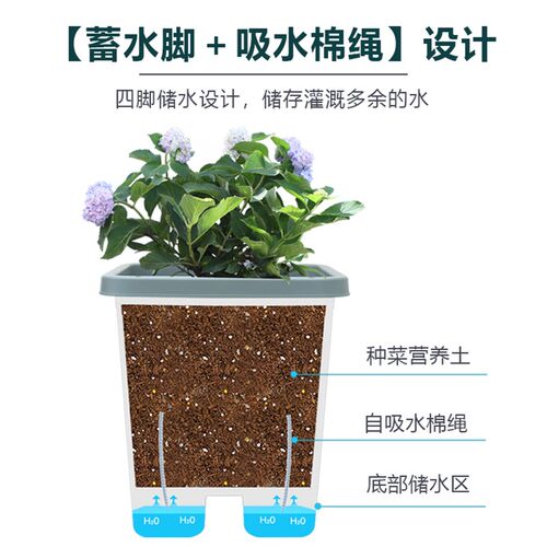 阳台种树专用箱楼顶盆栽绿植花卉种植箱家庭户外特深特大种树花盆