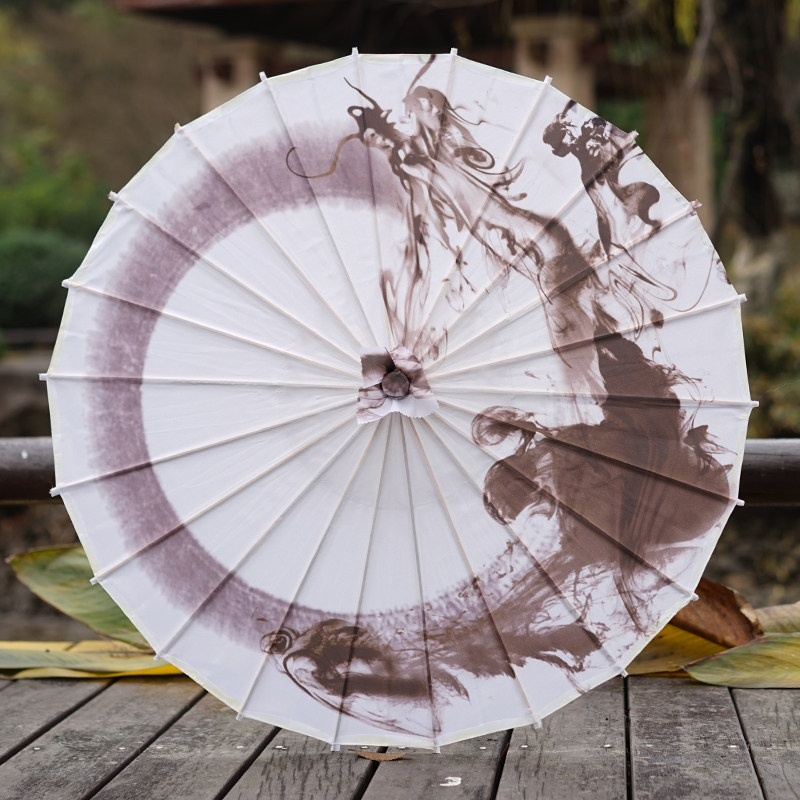 水墨风油纸伞汉服跳舞古典装饰伞吊顶中国风古风拍照男道具装饰伞,家居饰品,工艺伞,淘宝优惠券,粉丝福利购,淘宝优惠卷
