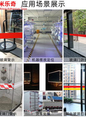办公室玻璃门贴纸奶茶蛋糕汉堡店面拉推门防撞条自粘装饰腰线墙贴