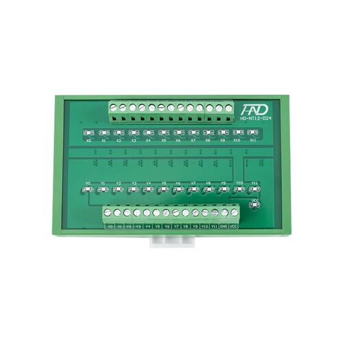16路漏型正负输入PLC直流晶体管型输出板IO放大板自动模组模块板