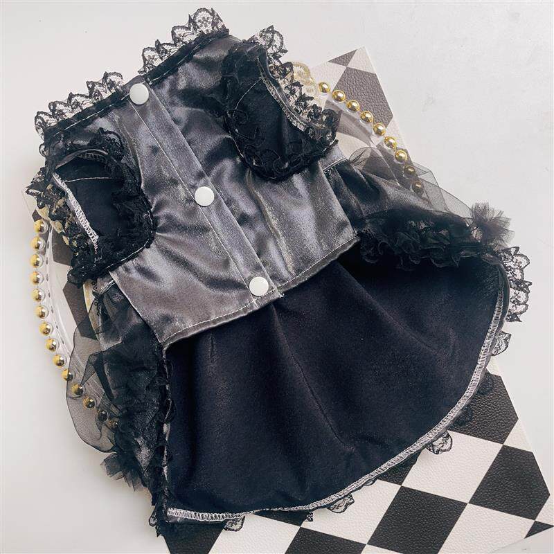 狗狗春款衣服猫咪礼服法斗泰迪比熊约克夏中小型犬通用连身裙春天