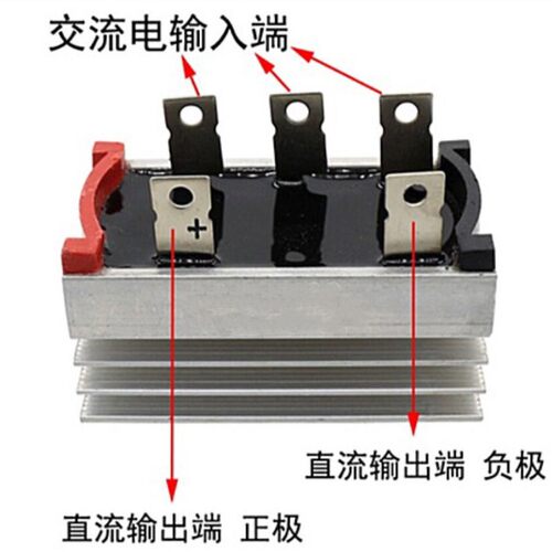 三相整流桥模块SQL10A/20A/35A/50A/1000V发电机可控硅桥堆380V器