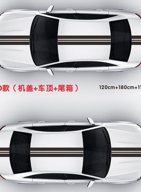 汽车贴纸装饰贴机盖引擎盖长城C50 C30比亚迪F3 F0改装拉花车头贴