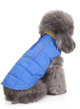 宠物棉衣狗狗冬装泰迪博美比熊棉背心滑雪衫小型犬防水防风加厚