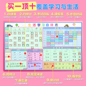 优力优小学生学习自律神器表作息时间管理表儿童成长自律表奖励贴