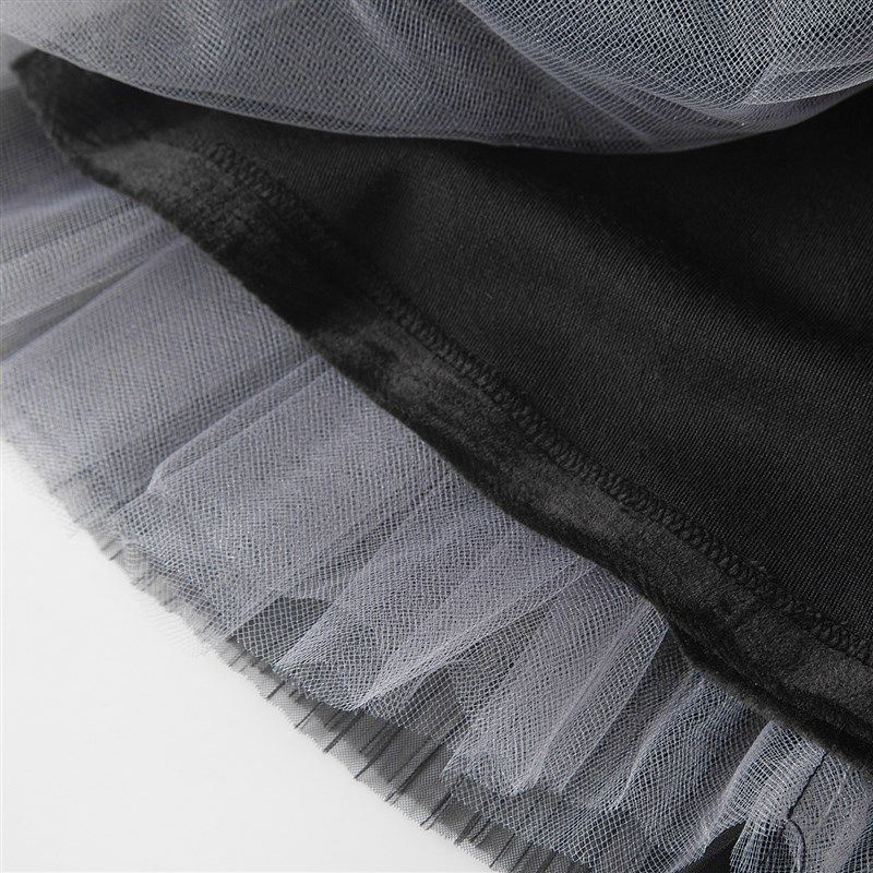 木本尚女童春秋连衣裙加绒加厚背心裙2023新款宝宝裙子名媛风纱裙