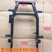 电动车踏板车电摩后平叉12轴18宽20开档38 48长右鼓刹碟刹款