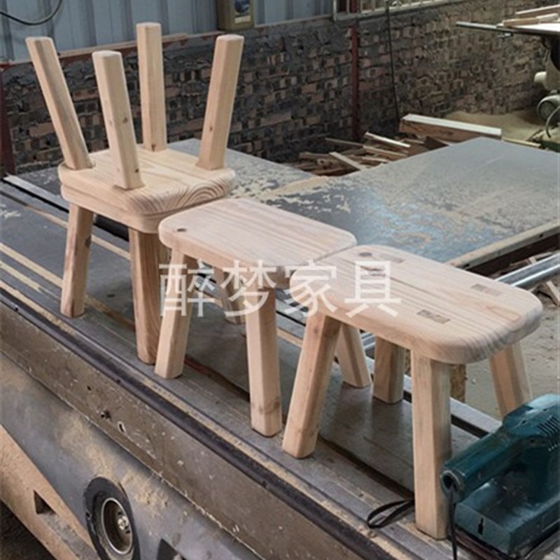 实木小板凳儿童游戏凳换鞋凳洗脚凳马扎钓鱼凳家用矮凳手工木板凳