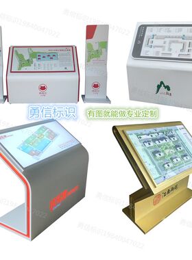 室内外导视牌小区景区导向牌商场导视台工厂楼层索引台引导台定做