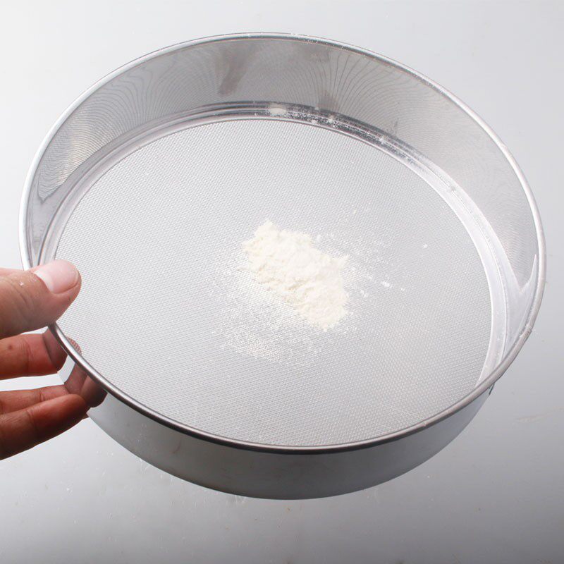 面筛面罗筛罗面斗细面筛网烘焙工具 家用不锈钢手持面粉过滤筛子