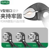 大开口管钳 多功能快调水泵钳 多用水管钳大嘴钳扳手 铬钒钢 老A