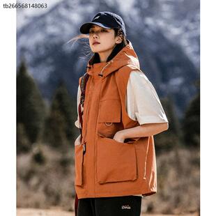 男女款 多口袋连帽马夹 马甲 valley24SS户外山系机能工装 Mountain