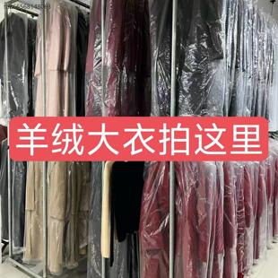 灰色短款双面羊绒大衣女2025年秋冬季新款小个子高级感羊毛呢外套