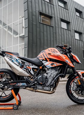 KTM DUKE790 890贴花duke690改装贴纸车身版画贴花防水反光轮毂贴