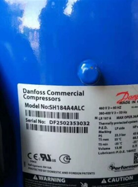 CH290A4BBA SH295A4ACE 295A4ABE AAE百福马25匹丹佛斯压缩机R410