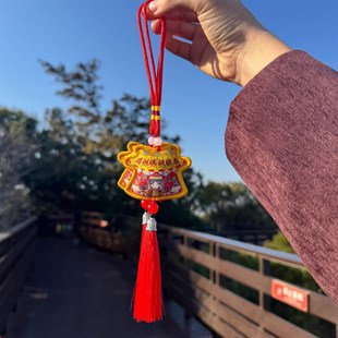 新款湄洲妈祖祖庙庙形小神衣平安福袋挂件香囊香火袋汽车挂件