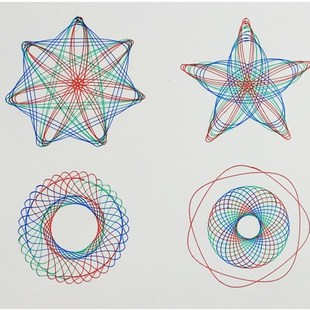 创意繁花曲线规魔幻万花尺子套装学生文具绘画齿轮百变万花尺