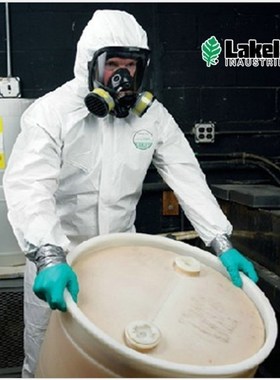 雷克兰-AMN428E带帽连体防护服防粉尘防液体飞溅限次使用型连体服