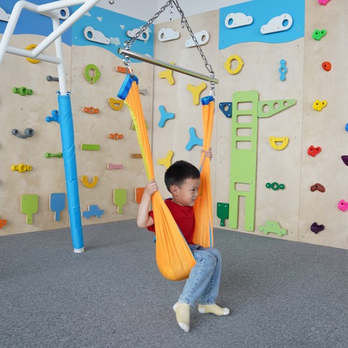 网缆秋千幼儿园感统训练器材悬挂吊缆儿童康复体能室内悬吊布袋