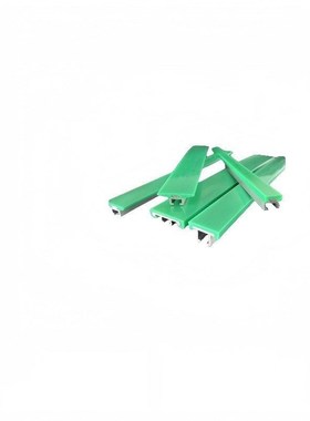 大C护栏40宽护栏铝合q金护边饮料流水线固定支架配件绿色挡板60宽