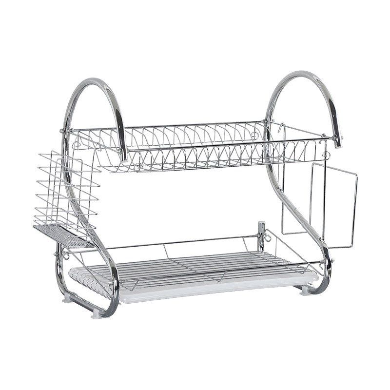 2024大号双层厨房碗收纳架沥水架放碗筷台面免打款水杯碗碟置物架,厨房/烹饪用具,碗架,淘宝优惠券,粉丝福利购,淘宝优惠卷