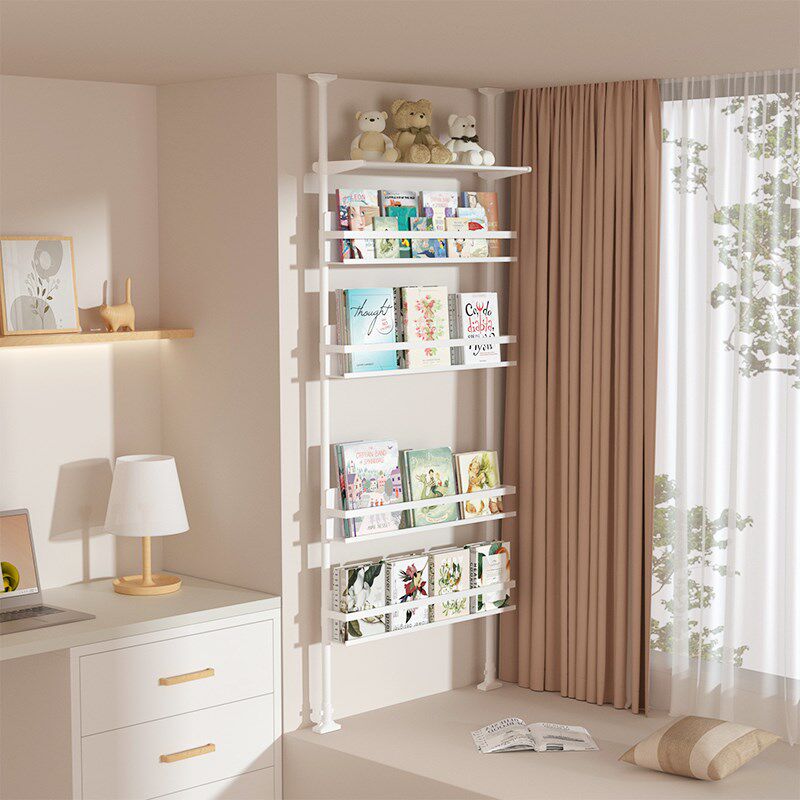 飘窗收纳神器置物架书架顶天免打孔卧室书柜阳台立地夹缝窗台储物,住宅家具,书架,淘宝优惠券,粉丝福利购,淘宝优惠卷