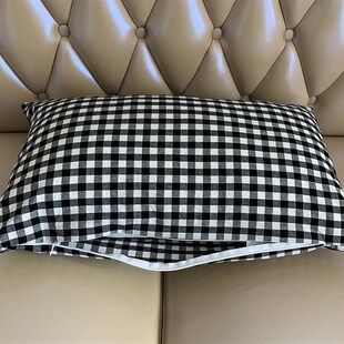 水洗棉枕套40x60 35x55 30x50 74带拉链全棉枕芯套单只 43x63