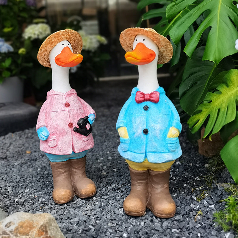庭院园林户外园艺创意装饰网红动物可爱鸭子摆件室外景观雕塑布置,家居饰品,户外/庭院摆件,淘宝优惠券,粉丝福利购,淘宝优惠卷
