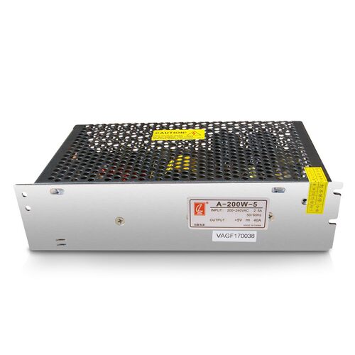 创联LED专用显示屏电源5v40a开关电源满伏室内单双色全彩屏电源