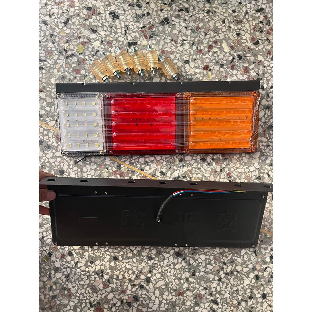 Led半挂车后尾灯总成悬挂式巨型国王大型卡车24V刹车灯防水高亮度
