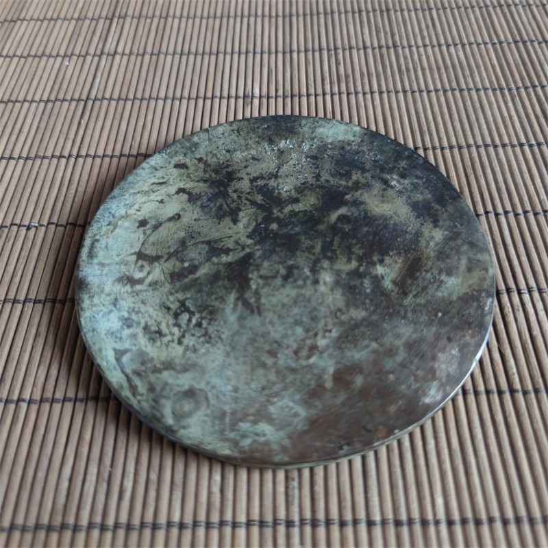 铜镜复古怀旧工艺品做工精致包浆老气品相佳家居装饰古玩爱好收藏