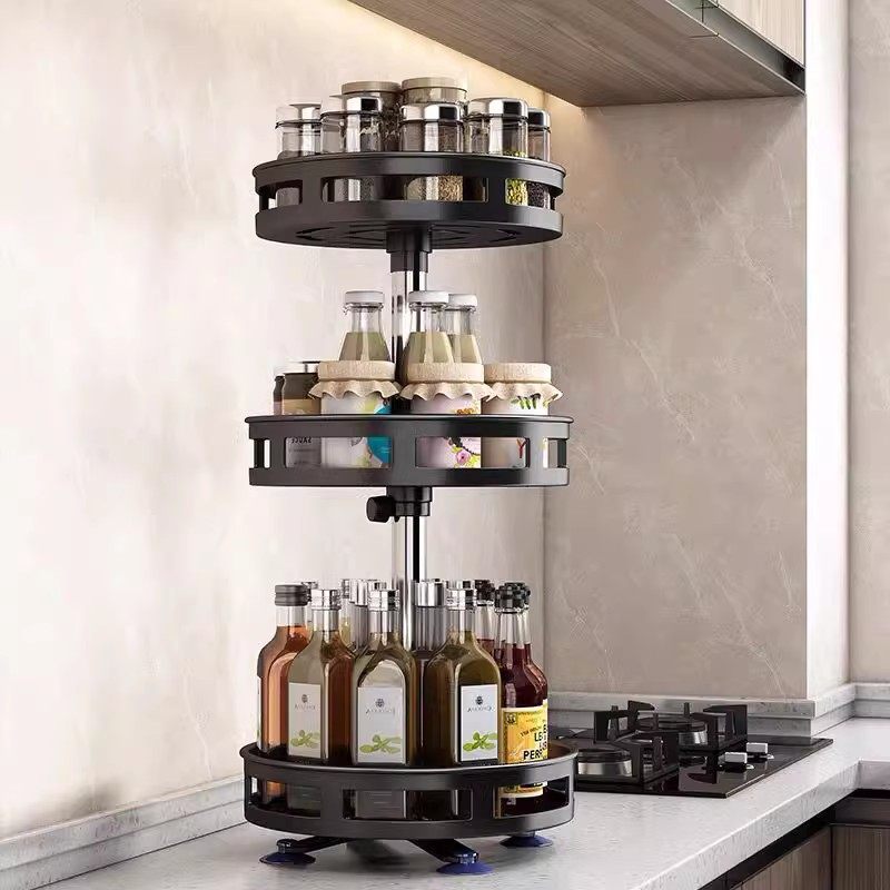 厨房调料架可旋转台面转角调味品置物架油盐酱醋瓶罐收纳架佐料架,厨房/烹饪用具,调料置物架,淘宝优惠券,粉丝福利购,淘宝优惠卷