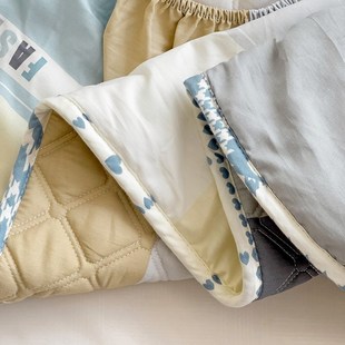 高端a类母婴纯棉夹棉床笠加厚床罩2024新款儿童褥子南通1米5四季