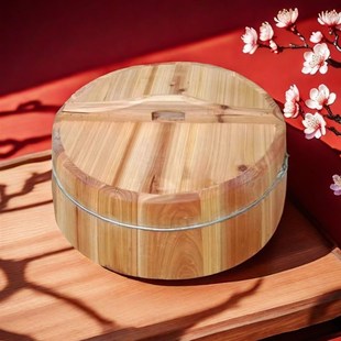 纯手工老式拱锅盖水缸盖小砂锅盖盖子加厚家用平锅盖杉木锅盖传统