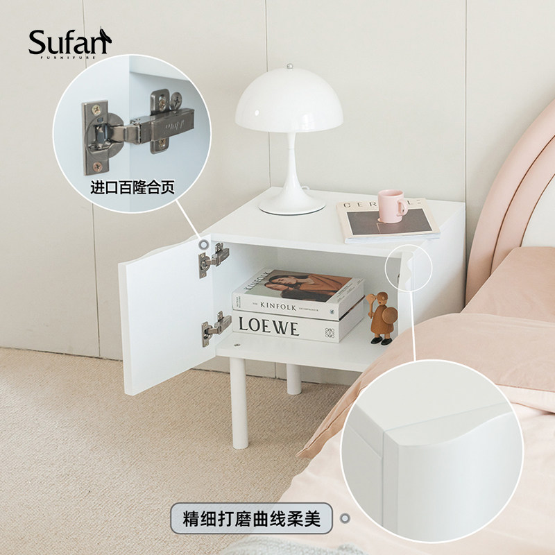 舒梵新品漫舞床头柜复古小柜子卧室床头收纳柜床边柜样板间床头柜,住宅家具,床头柜,淘宝优惠券,粉丝福利购,淘宝优惠卷
