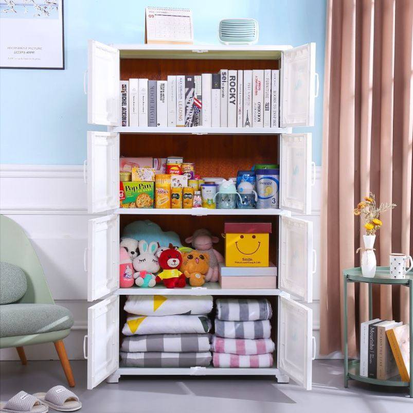 简易双开门铝合金衣柜85面宽大容量家用组装卧室小户型塑料收纳柜,住宅家具,独立衣柜,淘宝优惠券,粉丝福利购,淘宝优惠卷