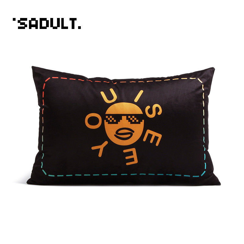 可爱卡通毛绒靠枕客厅沙发办公室卧室床上睡觉靠背垫方枕长条抱枕,居家布艺,靠垫/抱枕,淘宝优惠券,粉丝福利购,淘宝优惠卷