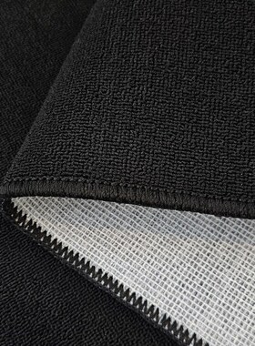 黑色地毯客厅短毛极简风高级感茶几沙发毯卧室纯色大面积满铺地垫