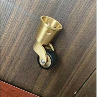 家具脚轮万向轮钢琴脚轮金属沙发脚轮定向轮杯橡胶护圈不伤地板00
