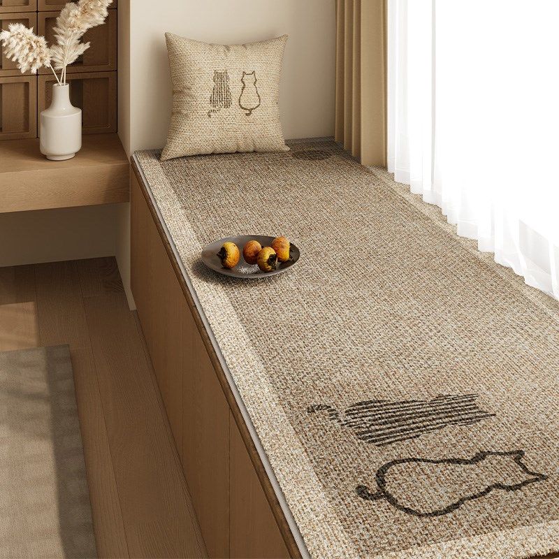 侘寂风飘窗垫窗台垫2024新款四季通用主卧室阳台飘窗毯可机洗定制,居家布艺,飘窗垫,淘宝优惠券,粉丝福利购,淘宝优惠卷