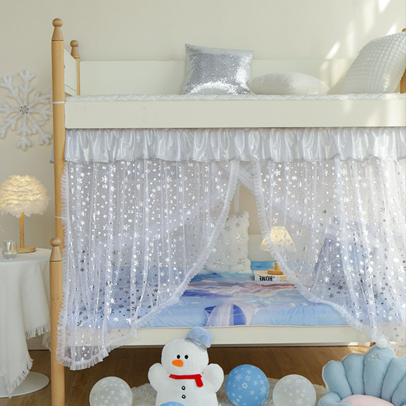 子母床儿童蚊帐女孩公主风 学生宿舍上下铺蚊帐 高低床蚊帐下铺,床上用品,蚊帐,淘宝优惠券,粉丝福利购,淘宝优惠卷