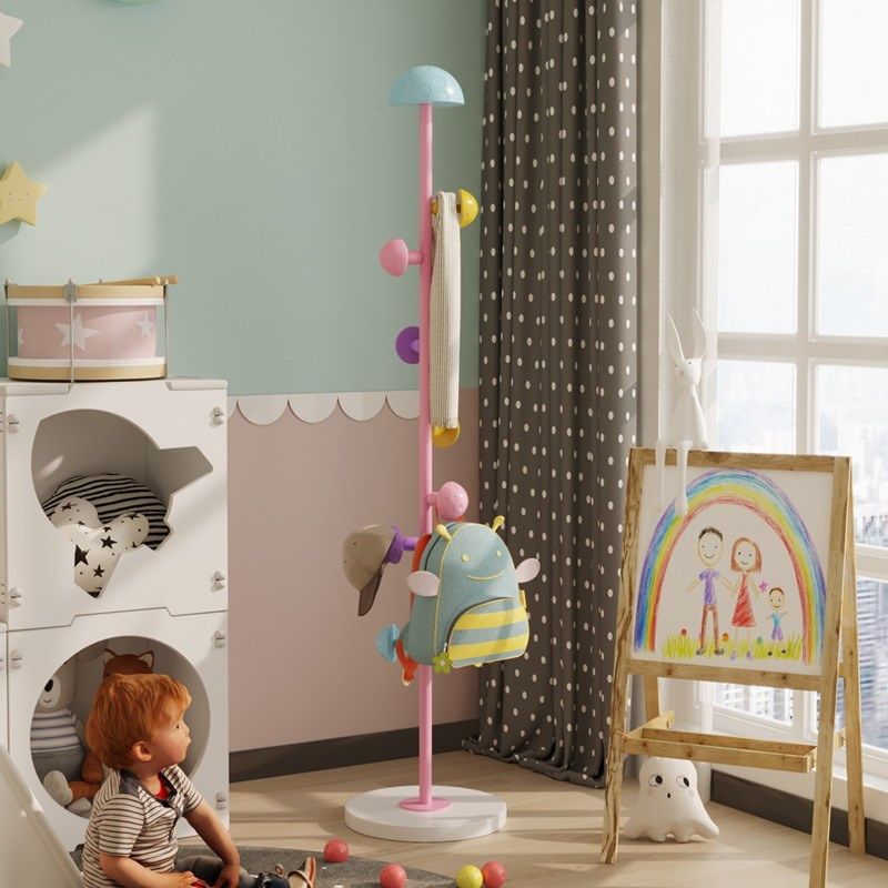 儿童蘑菇挂衣架网红可爱衣帽架小空间挂包支架卧室家用挂衣服挂架,住宅家具,衣帽架,淘宝优惠券,粉丝福利购,淘宝优惠卷