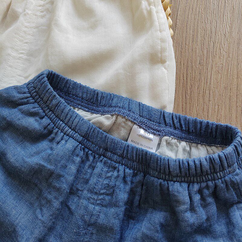 纯棉柔软宝宝防蚊裤男童空调裤婴儿薄裤子女童薄长裤小童夏装童装