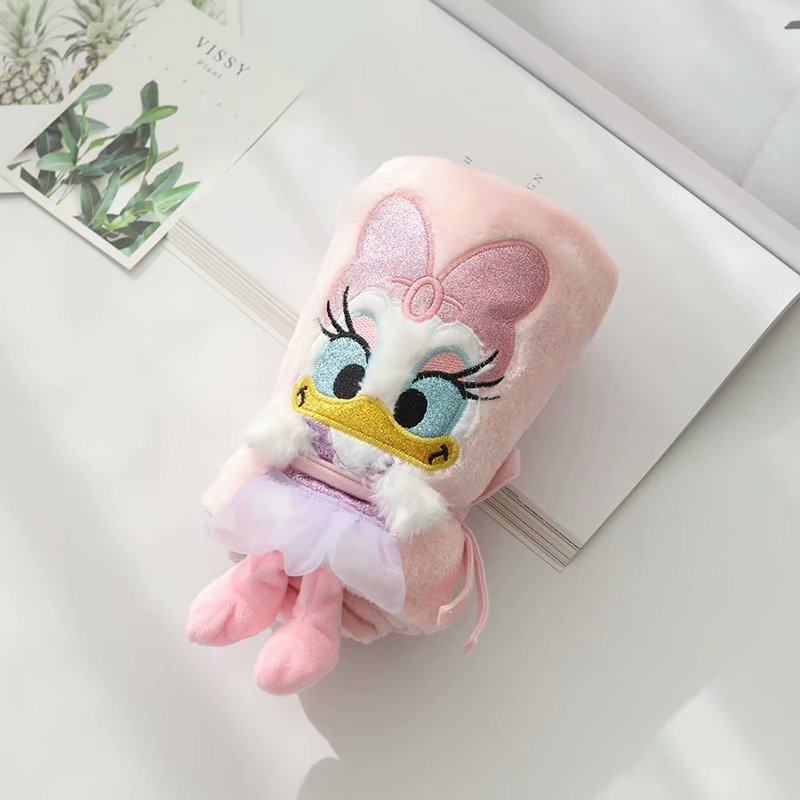 可爱卡通黛西图案卷毯午睡午休毯子空调毯膝盖毯小毯子短途旅行,床上用品,休闲毯/毛毯/绒毯,淘宝优惠券,粉丝福利购,淘宝优惠卷