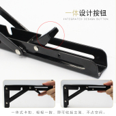 折叠三角架不锈钢支架托架黑色壁挂折叠桌子支撑架收放搁板固定托
