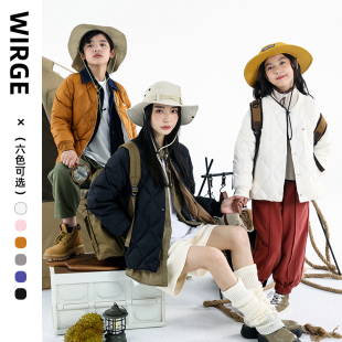 韦氏儿童羽绒内里男女童轻薄内外穿秋冬新款休闲中大童亲子羽绒服