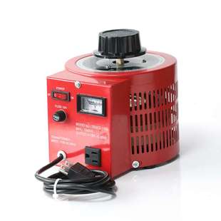 交流接触式 单相调压器 自耦变压器家用大功率 调压器1000VA 美式